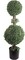 3-Pack 42-Inch Artificial Boxwood Double Ball Topiary – UV-Resistant Faux Plants in Pots for Front Porch, Office, Garden, or Indoor Décor